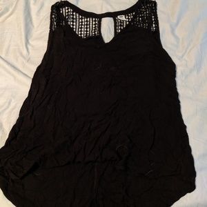Crochet back tank top